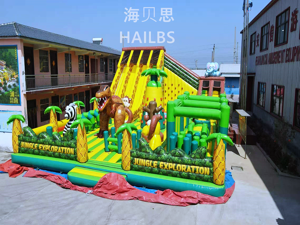 叢林探險主題充氣城堡