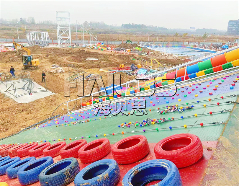 安徽無動力親子樂園施工現場