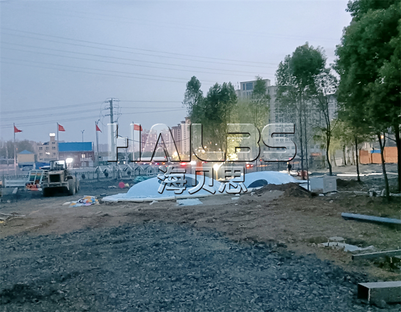 平頂山無(wú)動(dòng)力親子樂園施工現(xiàn)場(chǎng)