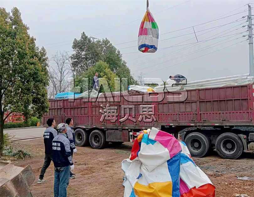 平頂山無(wú)動(dòng)力親子樂園施工現(xiàn)場(chǎng)