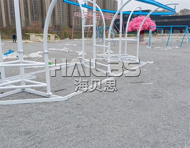 平頂山無(wú)動(dòng)力親子樂園施工現(xiàn)場(chǎng)