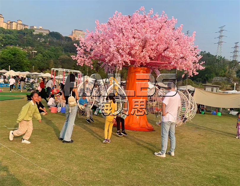 重慶鮮花港公園無動力樂園經(jīng)營現(xiàn)場