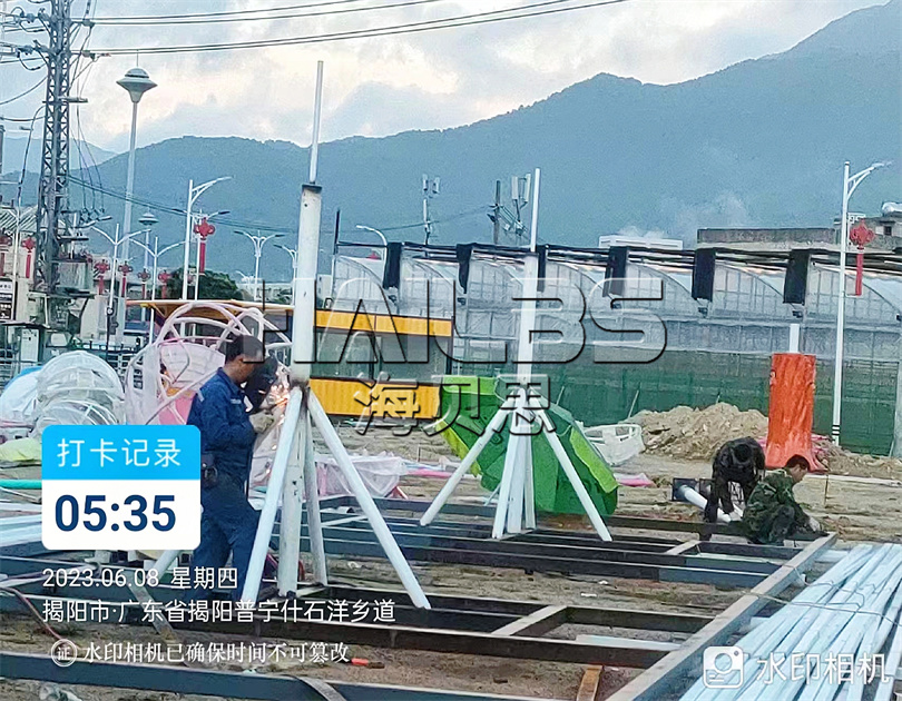 廣東揭陽無動(dòng)力樂園施工現(xiàn)場