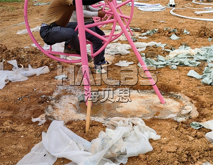 湖北武漢無動(dòng)力樂園施工現(xiàn)場(chǎng)