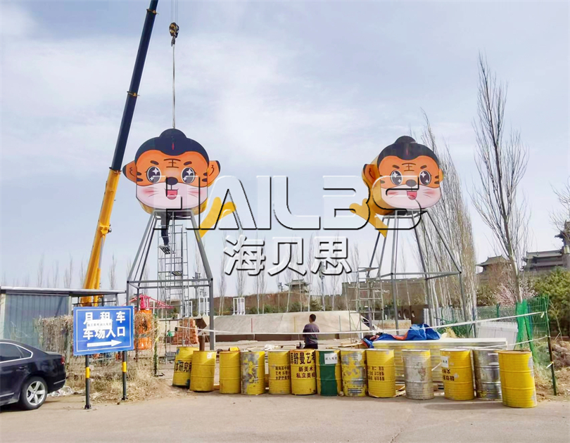 山西大同無動力親子樂園施工現場