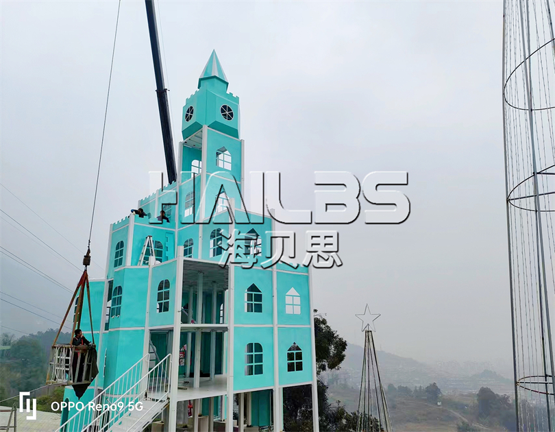 重慶北碚無動(dòng)力親子樂園施工現(xiàn)場