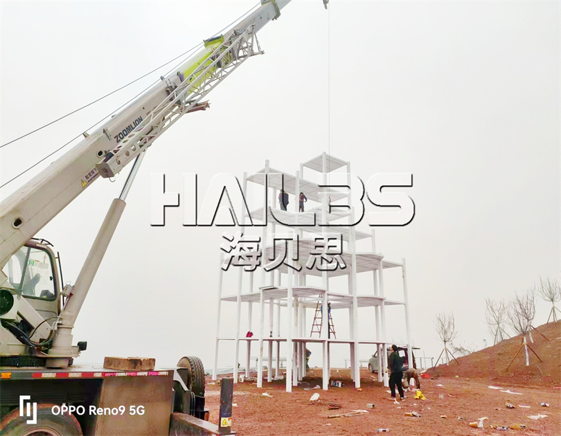重慶北碚無動(dòng)力親子樂園施工現(xiàn)場